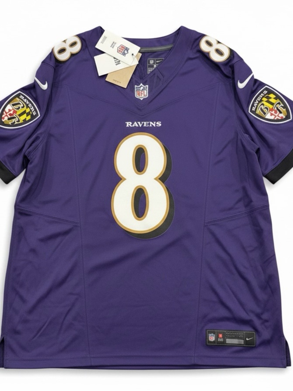 Nike Baltimore Ravens #8 Purple Men’s Football Jersey